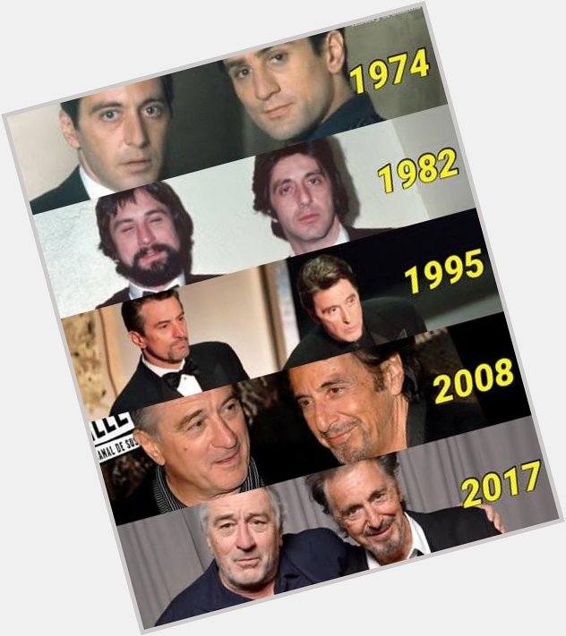 Happy birthday Al Pacino. 
His Bromance with Robert DeNiro is just goals   