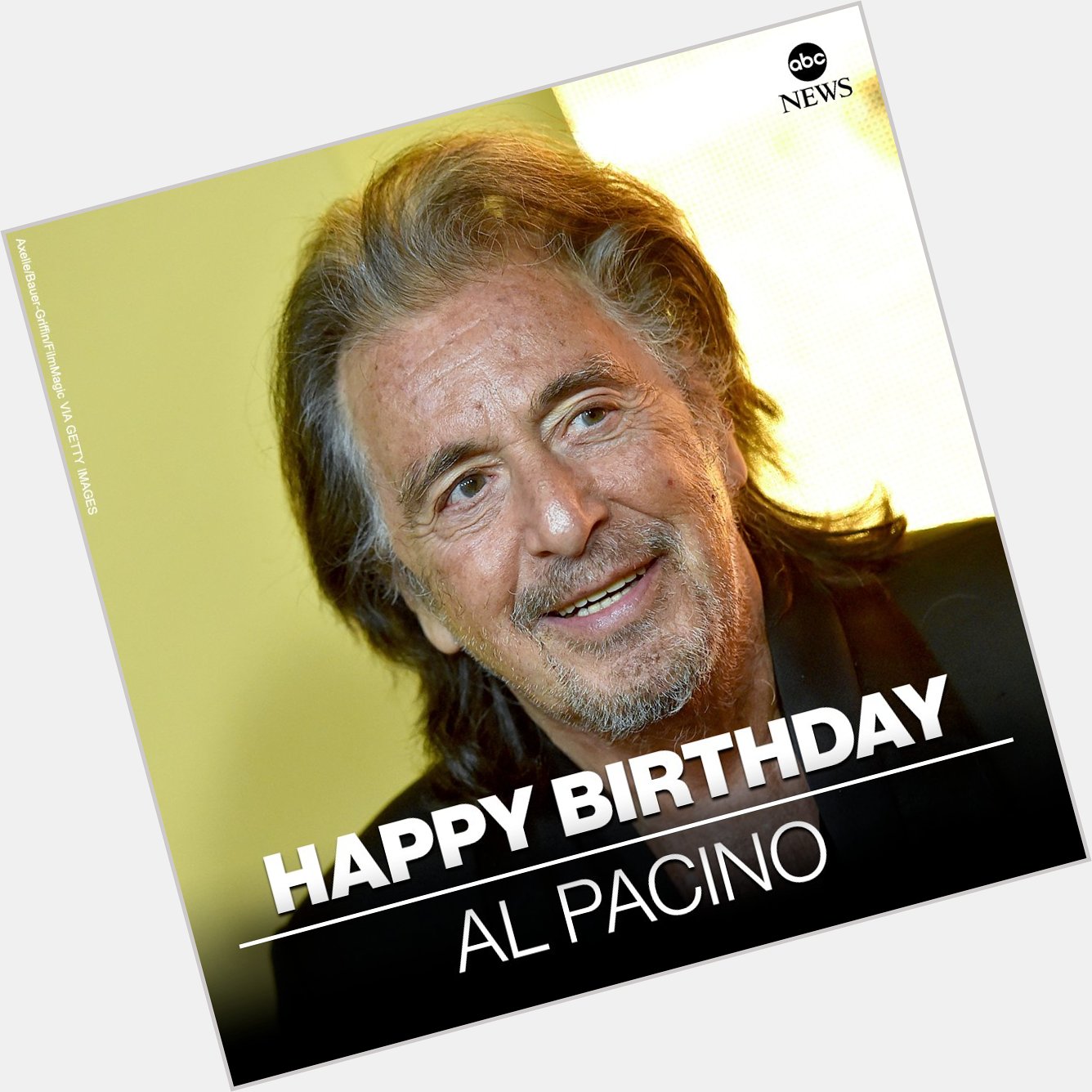 HAPPY BIRTHDAY: Actor Al Pacino is 82 today.  