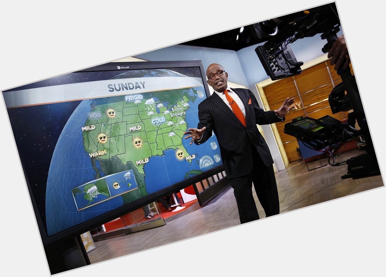 Happy 64th Birthday to Al Roker! The current weather anchor on NBC s Today. 
