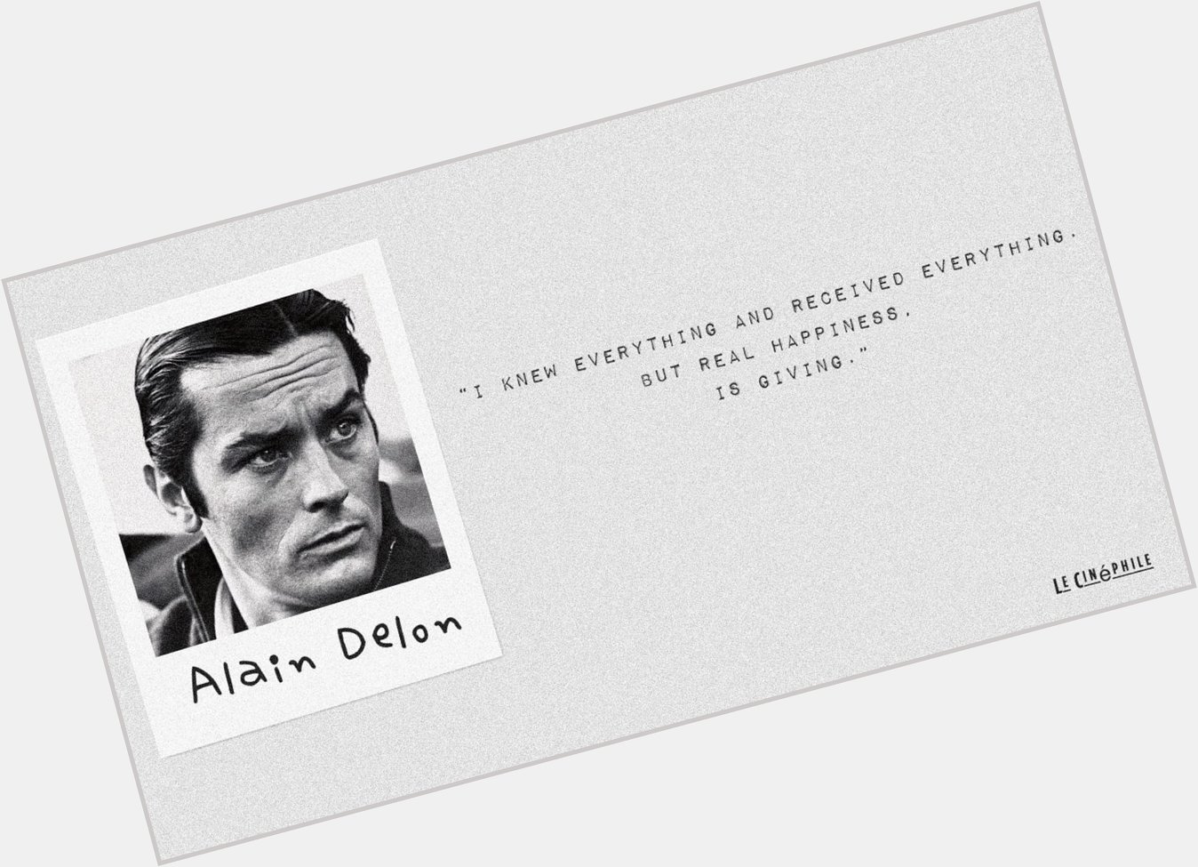 Wishing a happy birthday to the iconic, Alain Delon. 