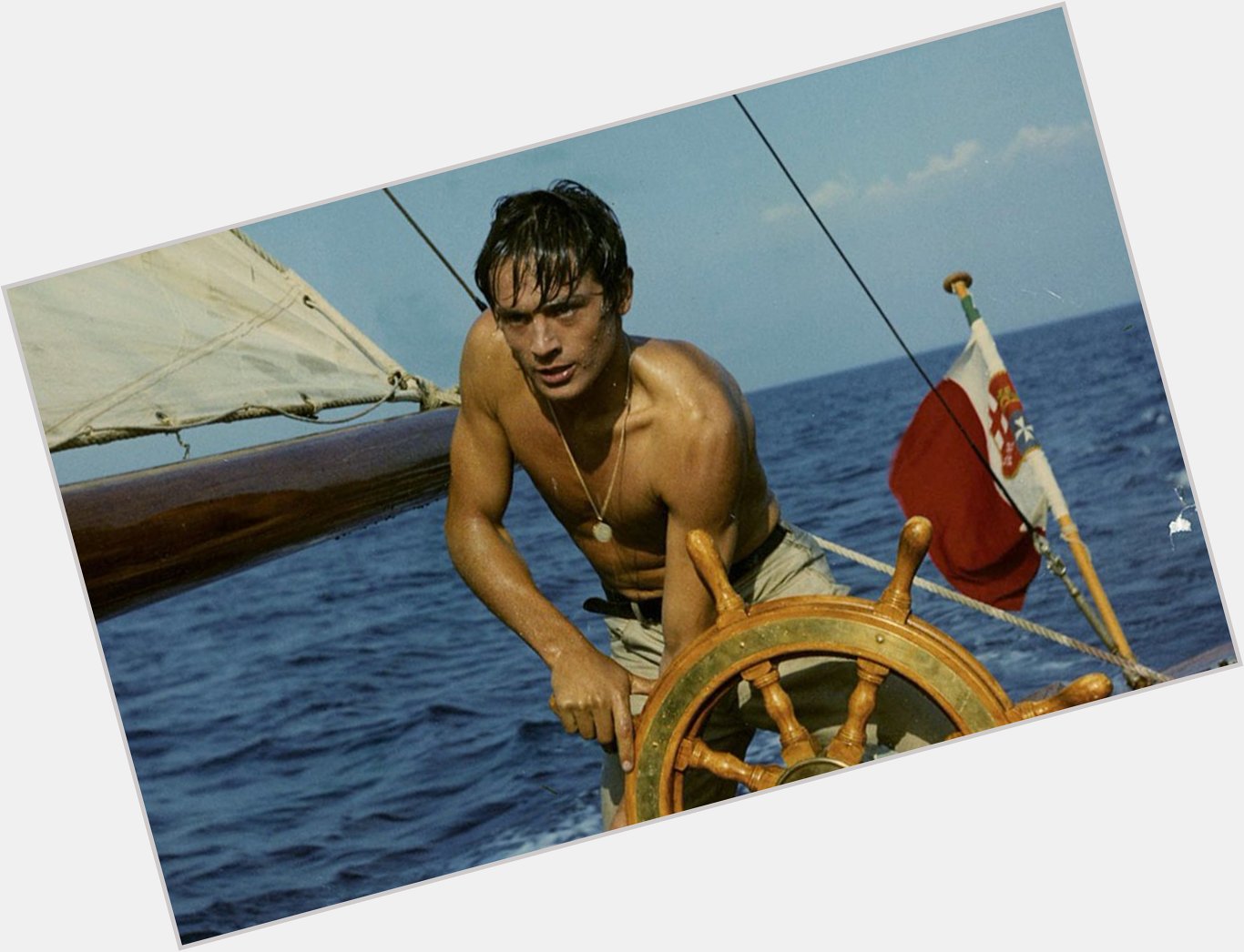 Happy Birthday to Alain Delon. If you\ve never seen Purple Noon, you should treat yourself. 