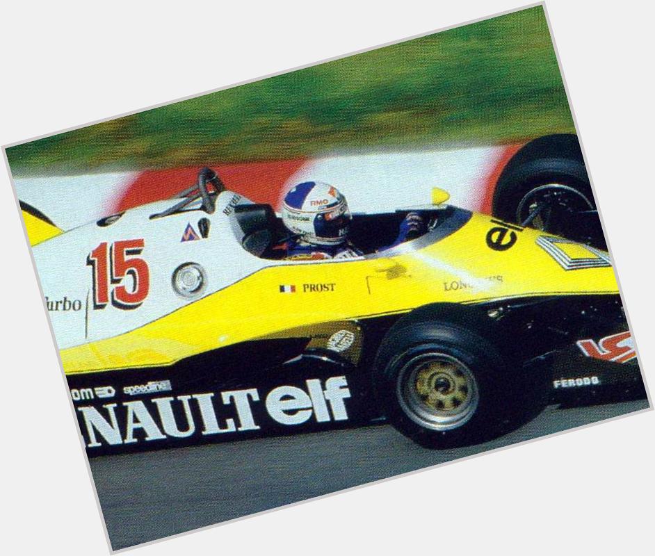  Happy Birthday Professor!!! Alain Prost, Renault RE40, Spa, 1983. 