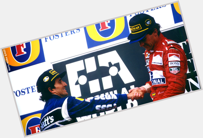 Today Alain Prost, Ayrton\s teammate and rival, completes 60 years old! Happy Birthday, Prost! 