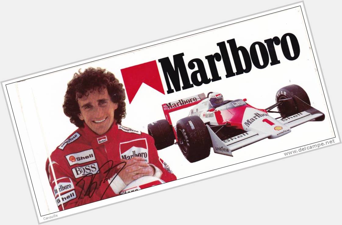 Happy Birthday Alain Prost 
60 today
Love the hair     