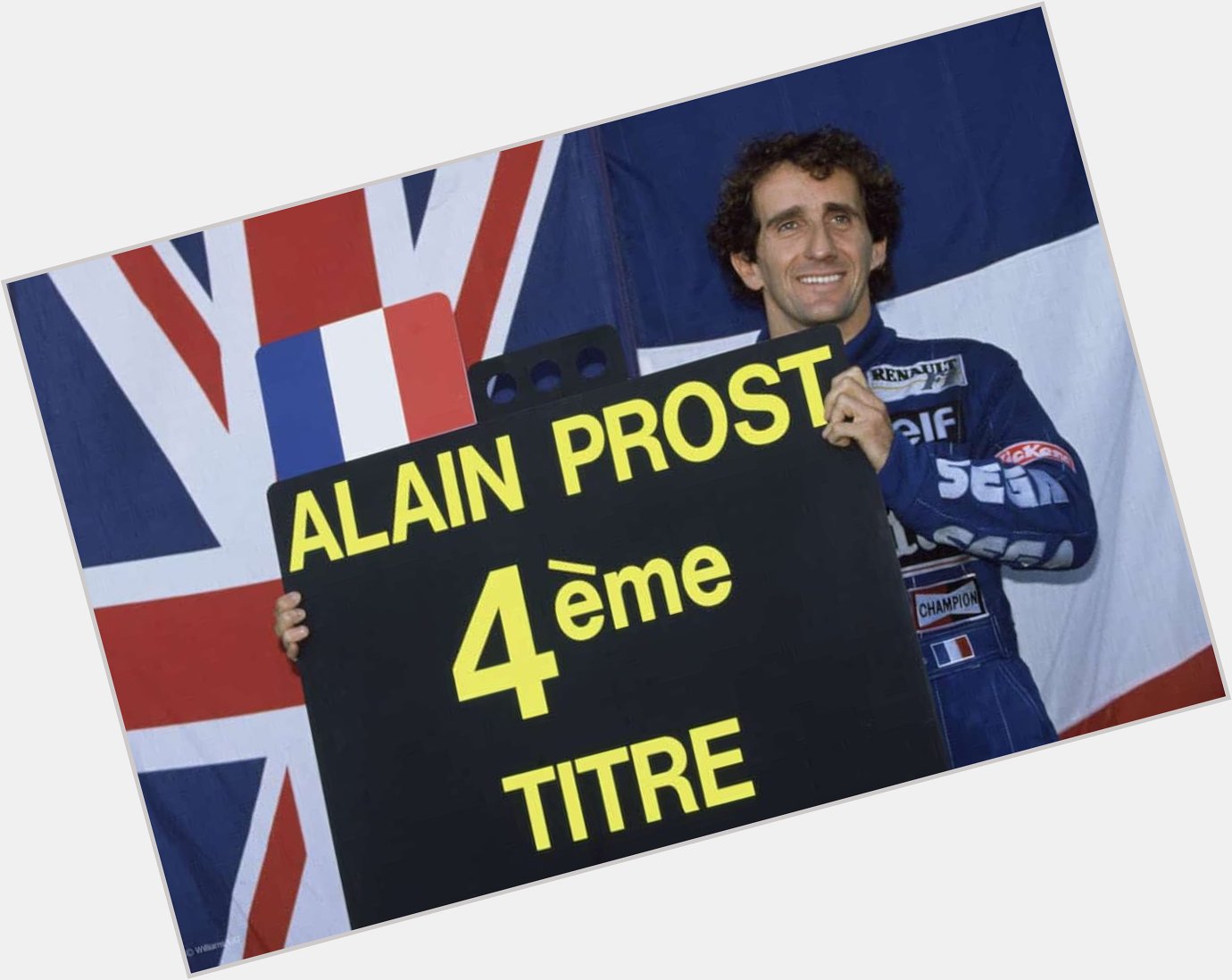 Happy 63rd Birthday to 4 time World Champion Alain Prost!  