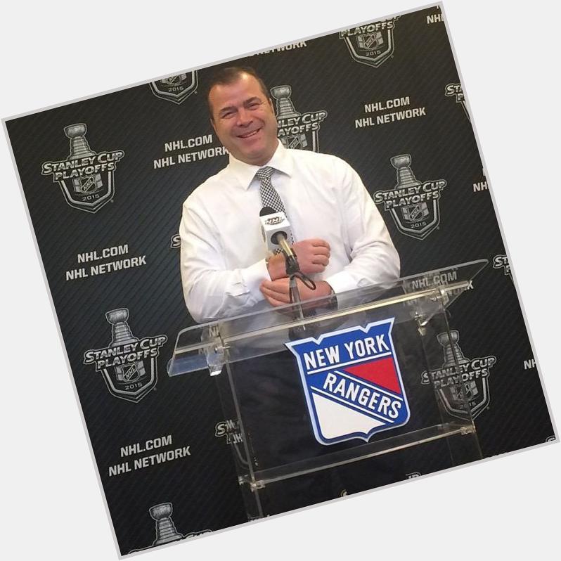 Happy birthday to a fantastic coach. Here\s to you Alain Vigneault. Chew a lot of gum today. 