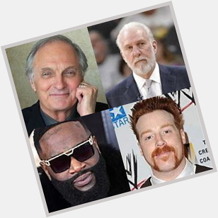 What a beautiful birthday square! Happy Birthday to Alan Alda, Rick Ross, Gregg Popovich, and, of course, Sheamus! 
