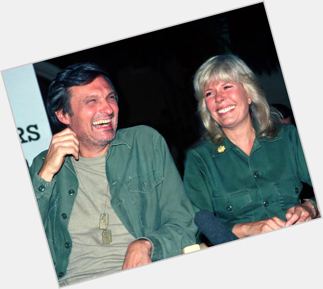 Have to wish Alan Alda a Happy Birthday. So many laughs. Here he is with LORETTA SWIT 