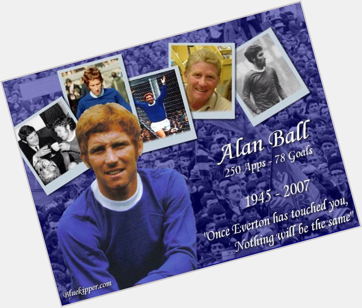Happy birthday to a proper blue legend Little curly Alan Ball so missed the great man 