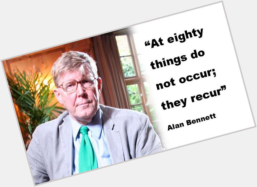 Happy birthday Alan Bennett! Listen to the much-loved author\s 2003 Bookclub appearance:  