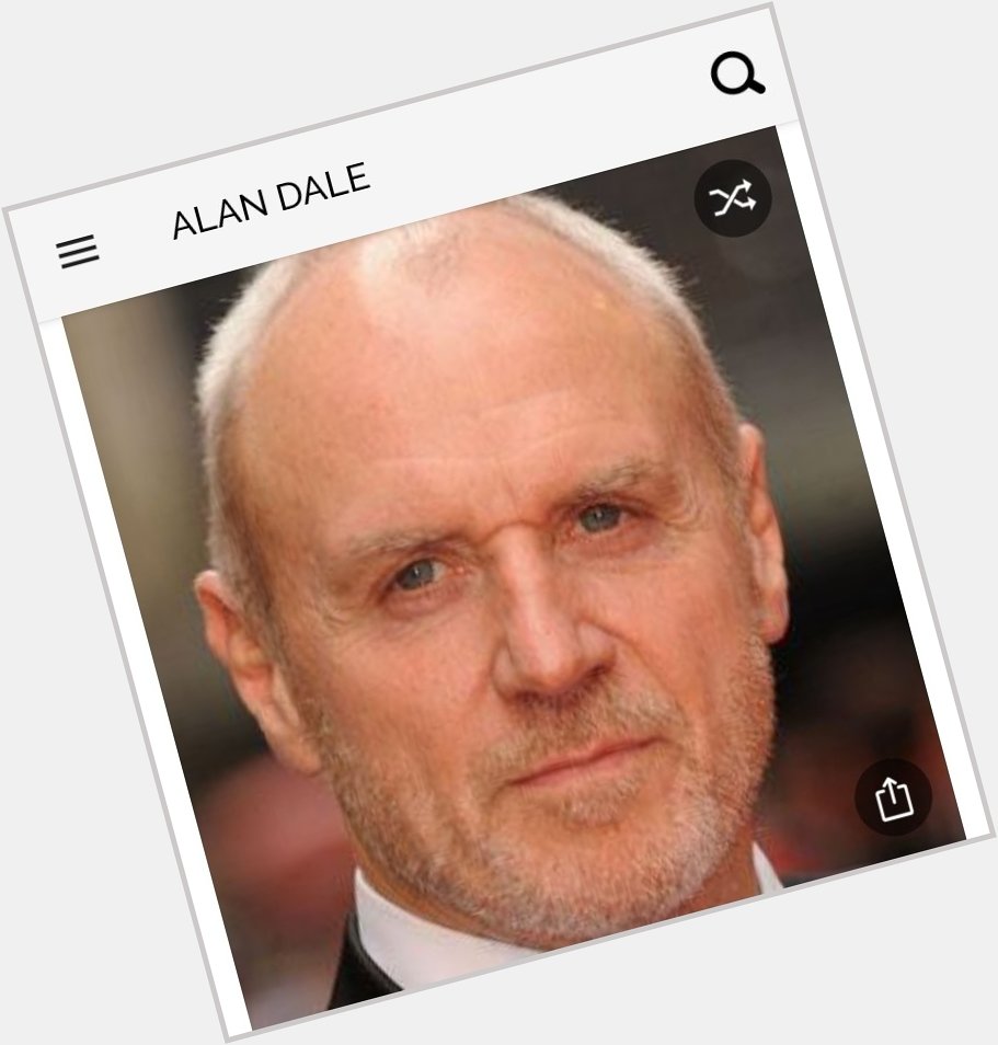 Happy birthday to this great actor.  Happy birthday to Alan Dale 