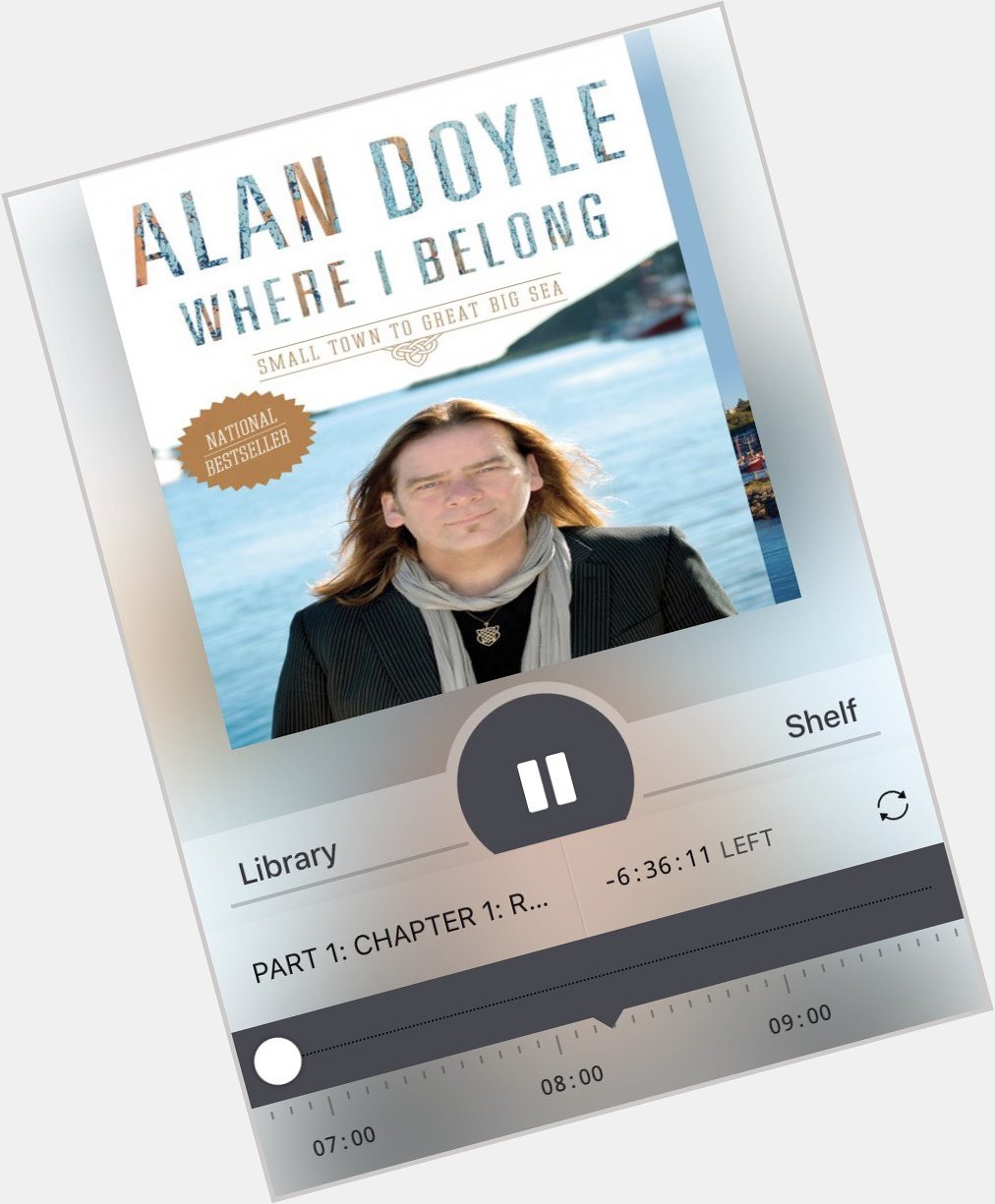 What a great day to start listening to Alan Doyle s audio book! Happy Birthday 