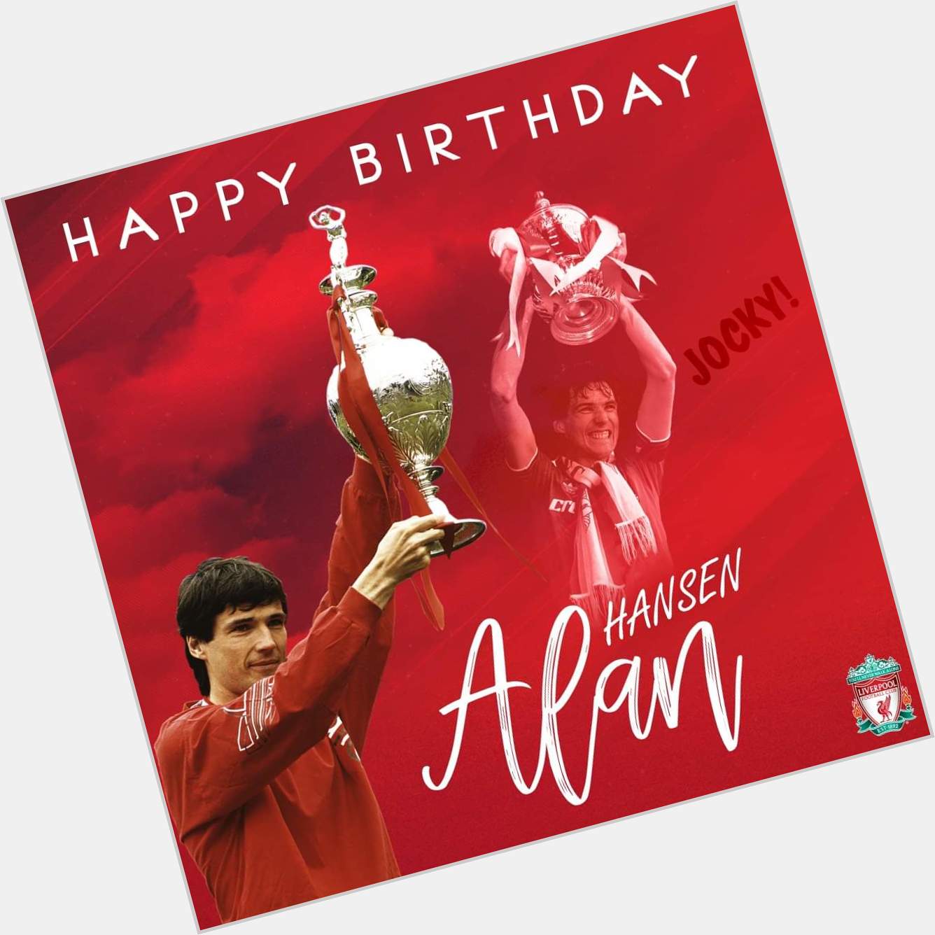 Happy Birthday to the legend Alan Hansen 