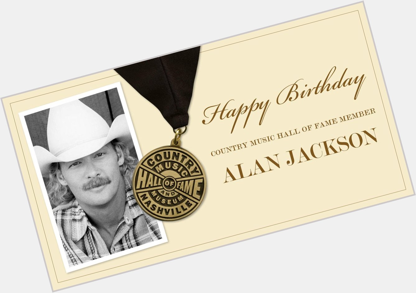 Help us wish Country Music Hall of Fame member Alan Jackson ( a very Happy Birthday! 