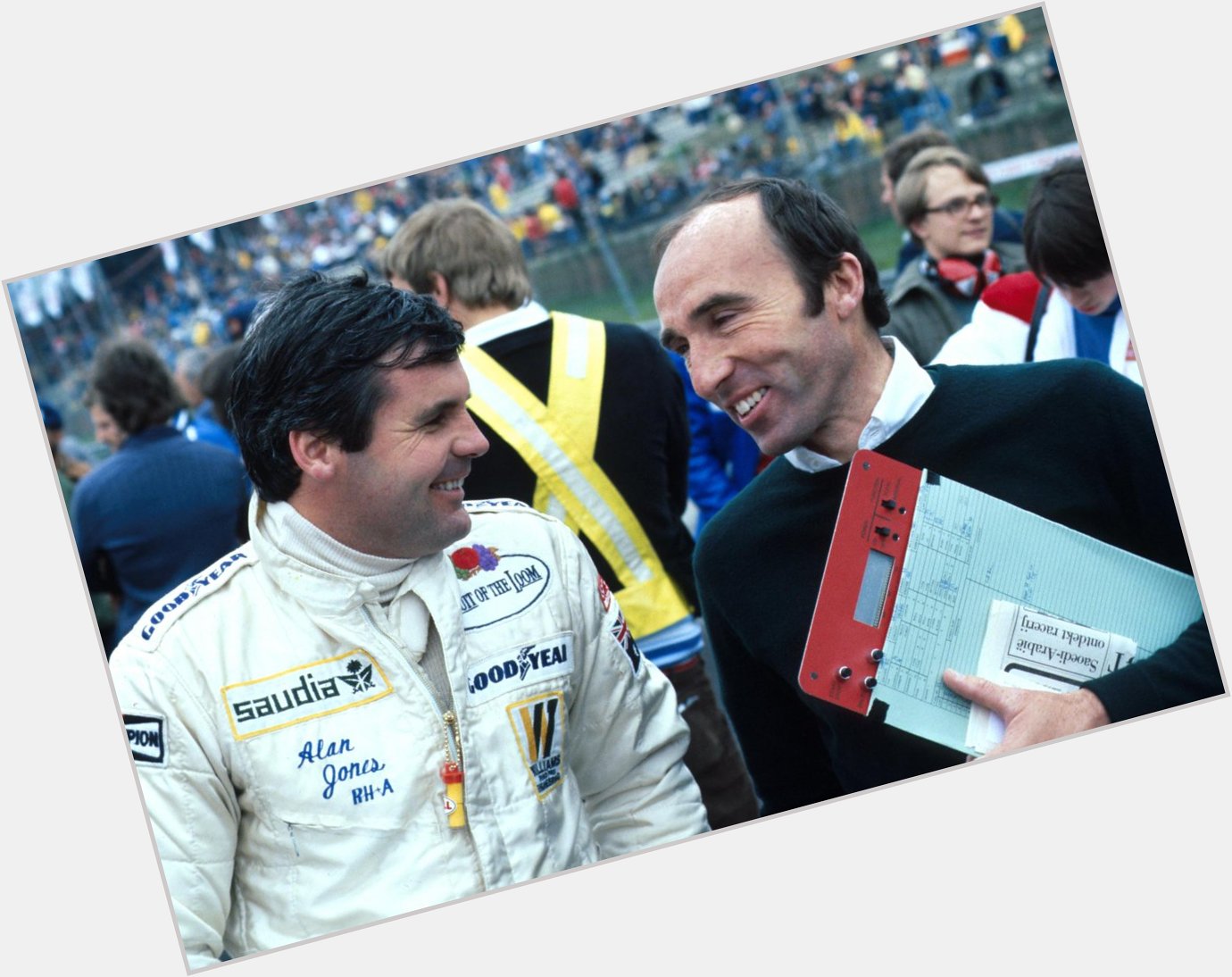 Happy birthday to our first every World Champ Alan Jones. Many happy returns Alan from all at Williams. 