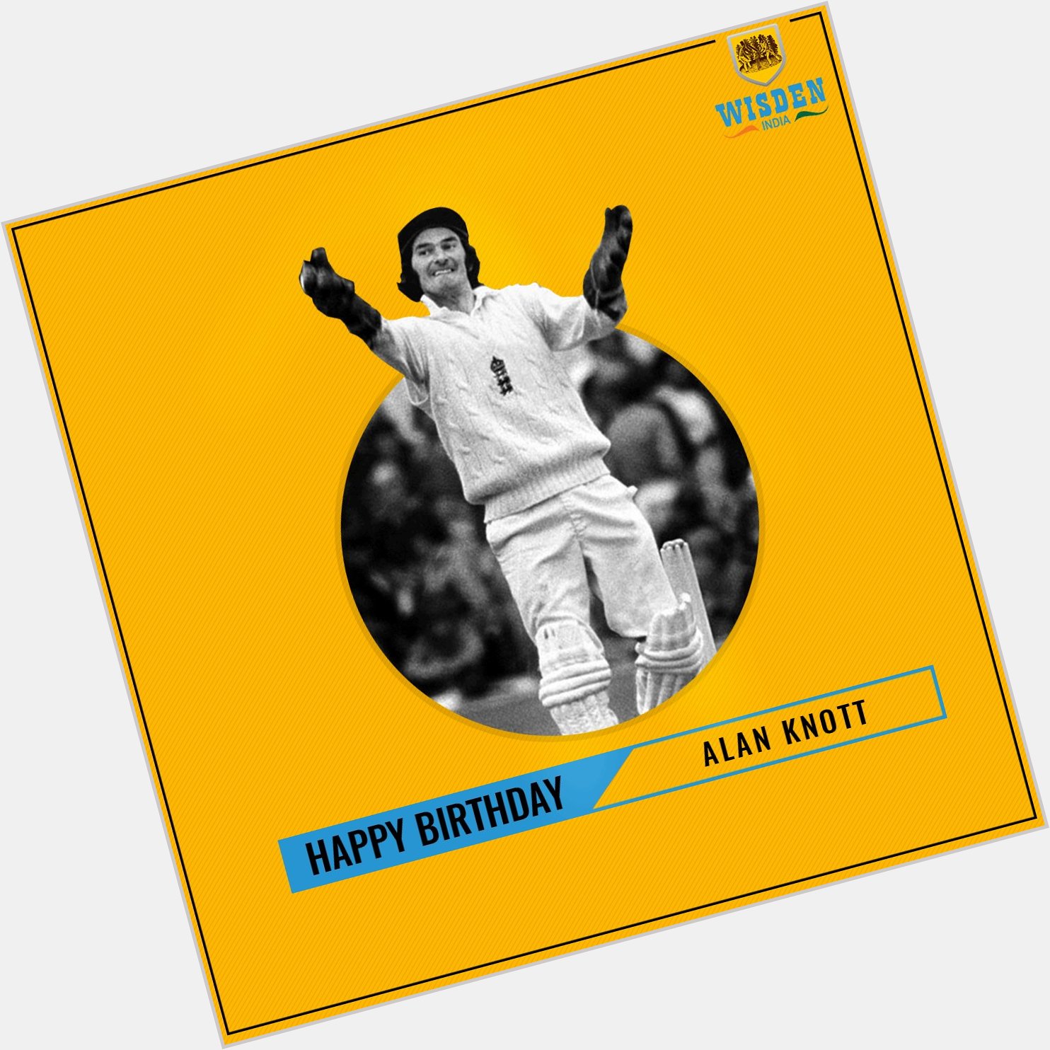 Happy Birthday to 1970 Wisden Cricketer of the Year & Wisden\s all-time Test World XI member, Alan Knott! 