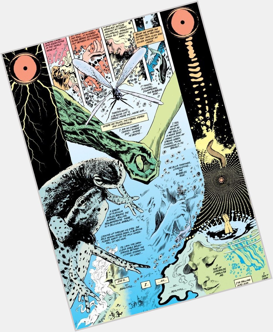 Happy birthday to Alan Moore whose run on was one of the best and trippiest story arcs in comic books. 