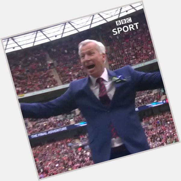 Happy birthday, Alan Pardew! Bet you re doing a lot of this today 