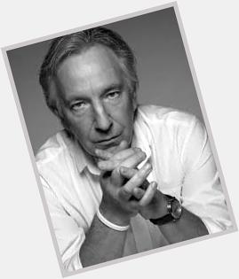 \"I have a love-hate relationship with white silk.\" Happy Birthday to Alan Rickman  