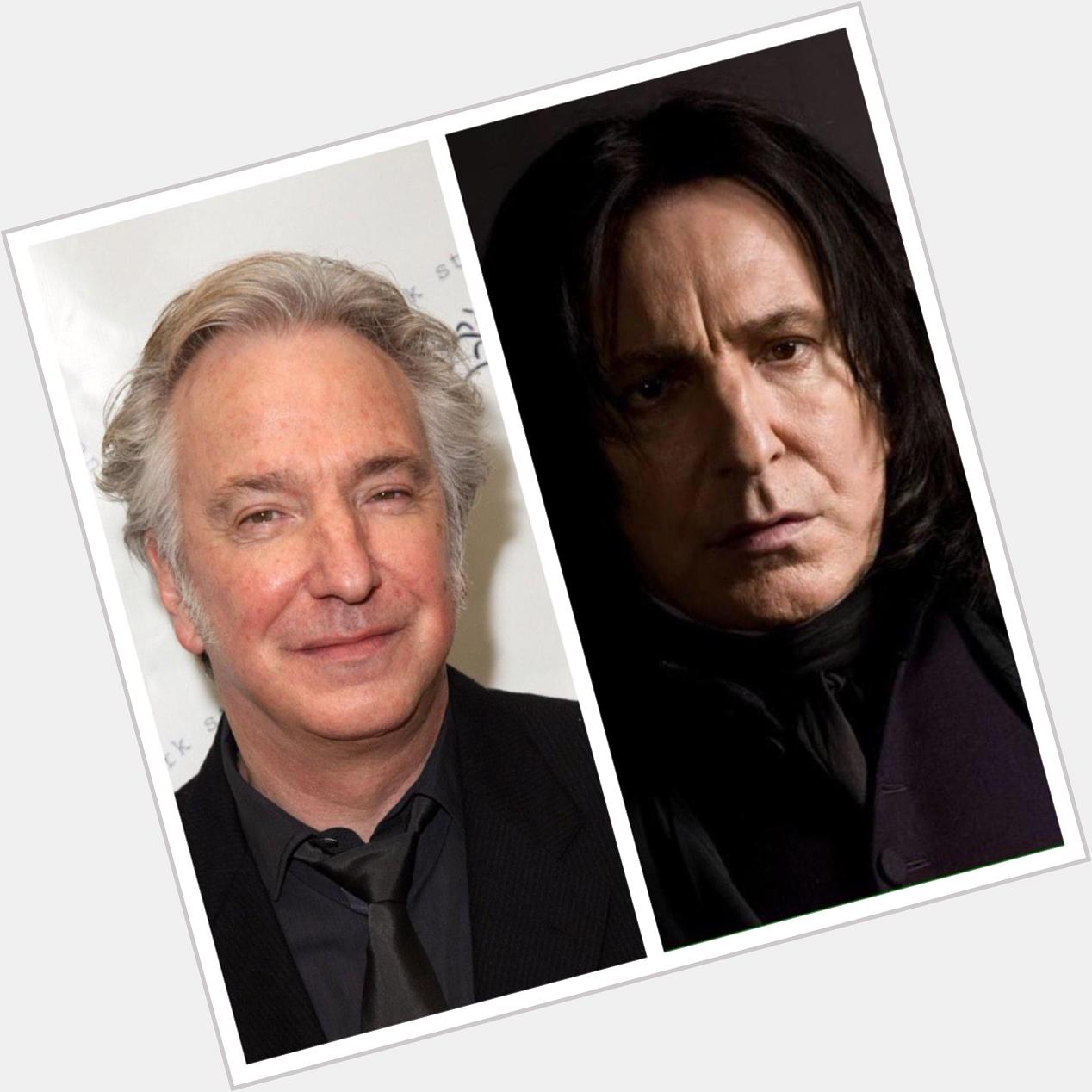 Feb. 21: Happy Birthday, Alan Rickman! He brilliantly portrayed Severus Snape in the films. 