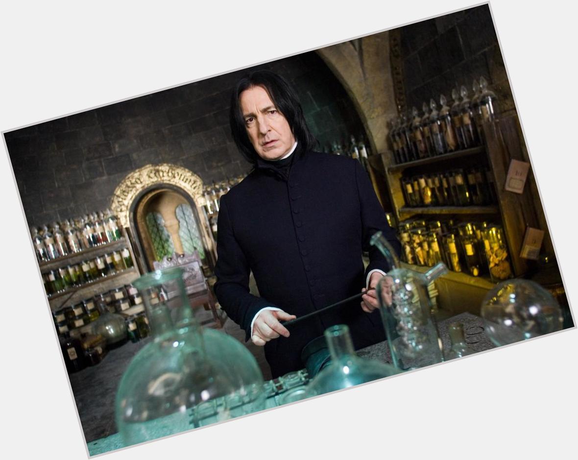 Happy birthday, Alan Rickman (Severus Snape)!  