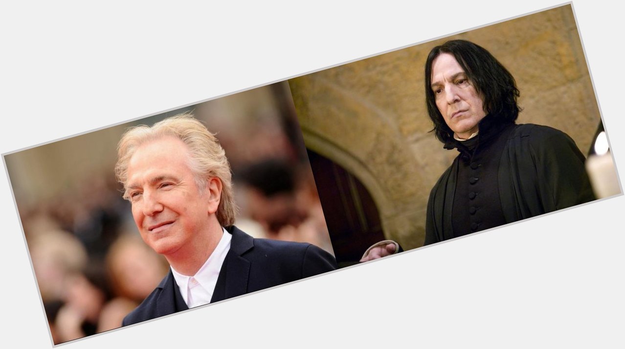 Happy 69th Birthday to Alan Rickman! You will always be our Severus Snape. 