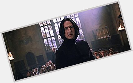 Happy birthday to the late Alan Rickman. He s one of the best English actors of Harry Potter. 