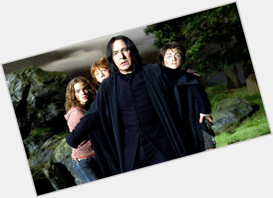 Happy Birthday To The Rip Legendary Alan Rickman and my favorite character Professor Severus Snape   