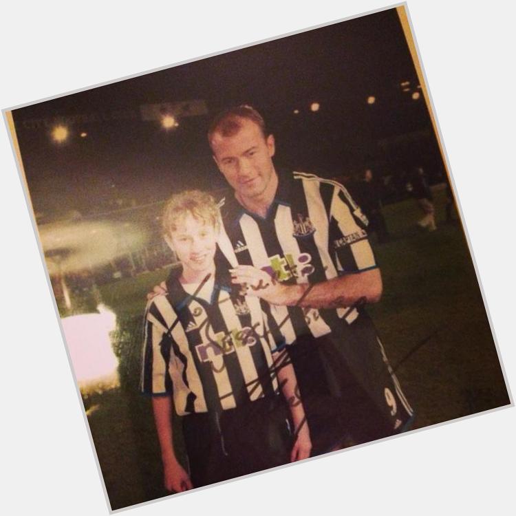 Happy birthday to Alan Shearer- true legend for and  (not the best photo of me I know lol) 