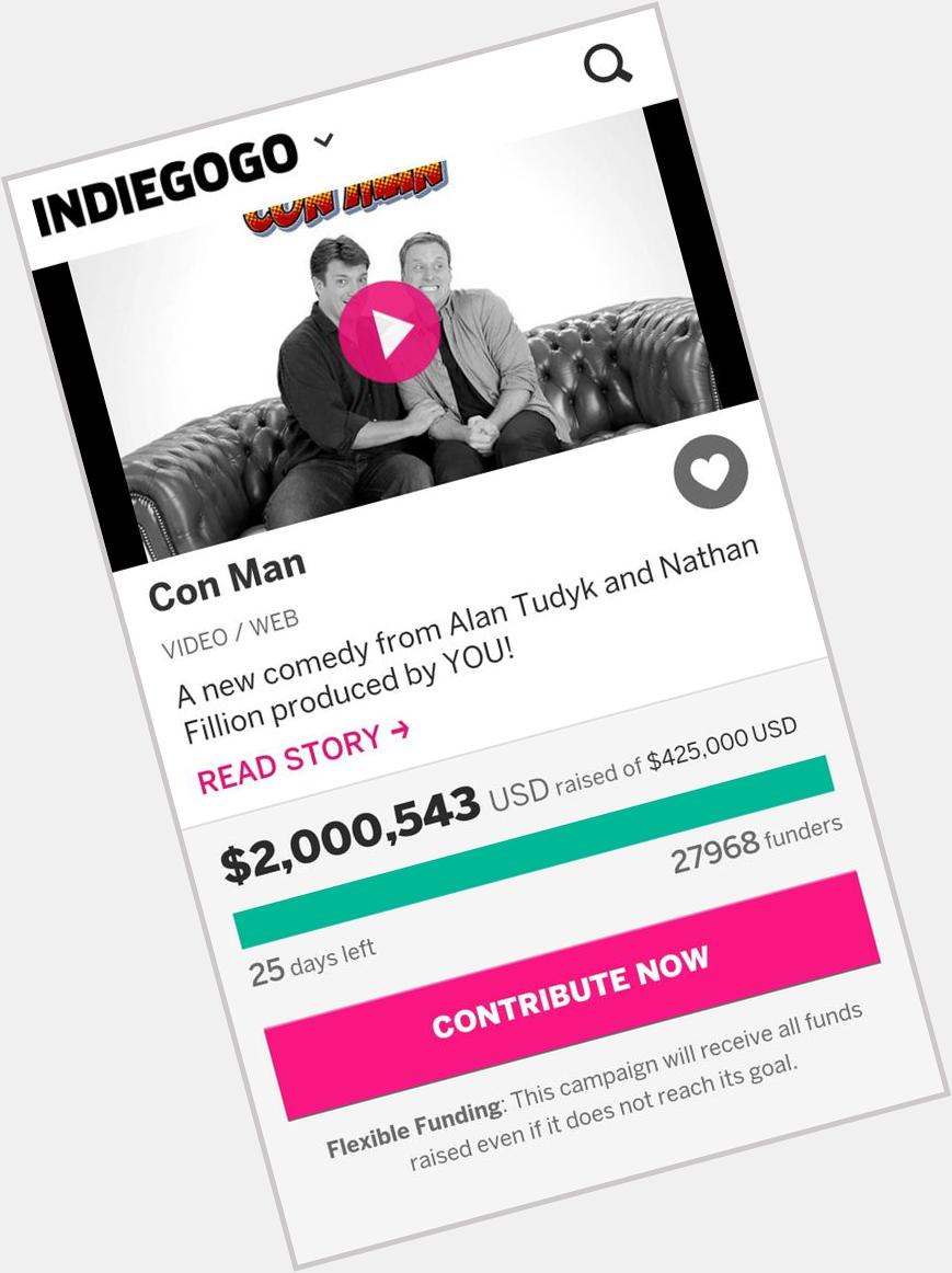 And just like that, hits $2M--& closing in on 30k backers! Happy Birthday & 