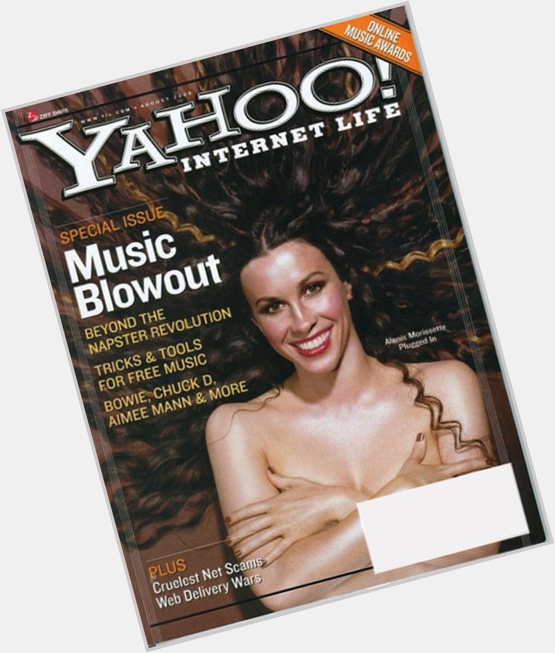 Happy birthday Alanis Morissette, 43 today! Yes, a Yahoo! print magazine is somewhat ironic... 