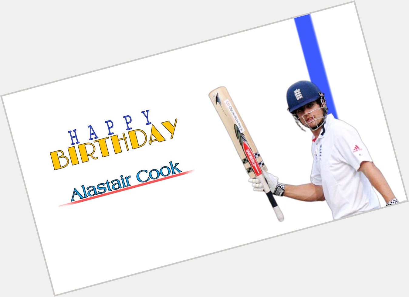 One of the best batsman in cricket world Happy Birthday, Sir Alastair Cook   