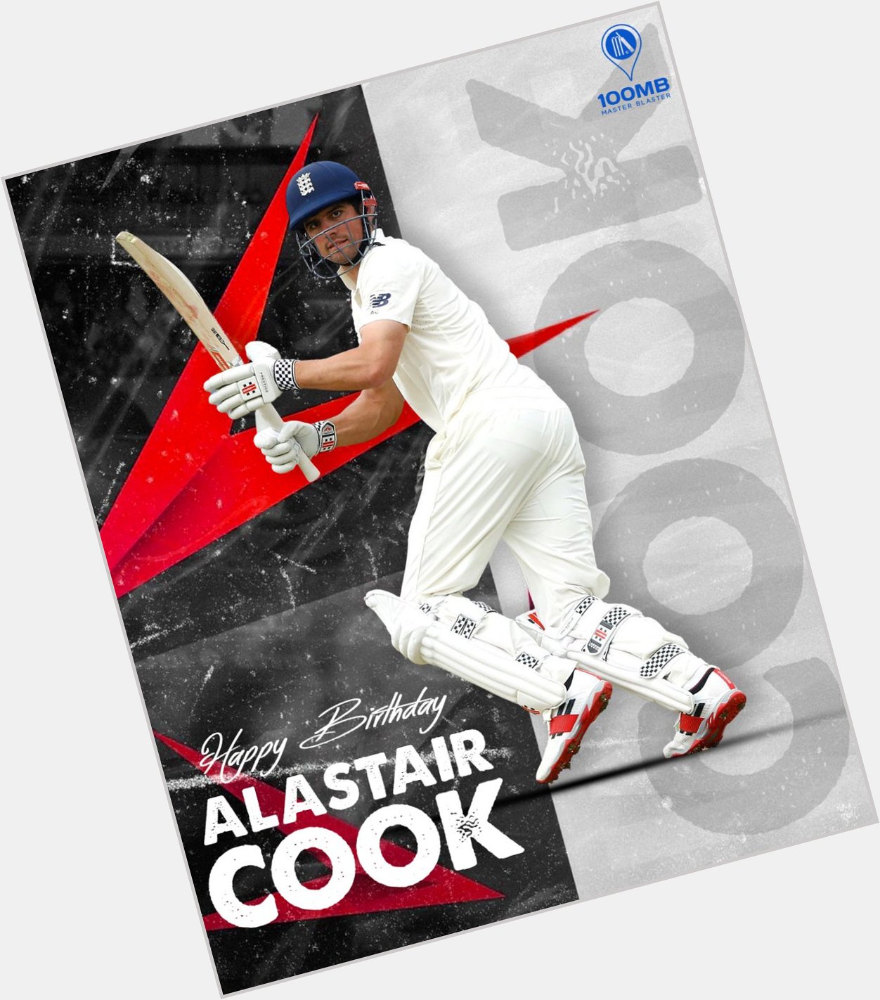 The only English batsman to score more than 10,000 Test runs! 

Happy Birthday, Alastair Cook! 