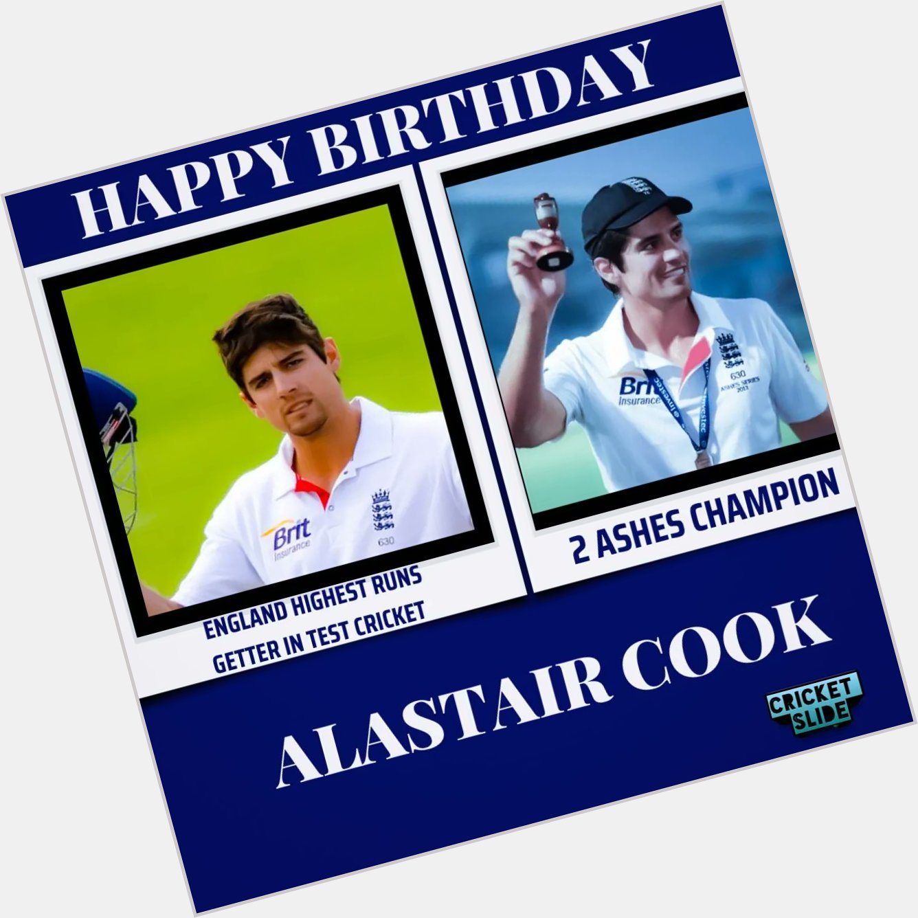 Happy Birthday Alastair Cook               