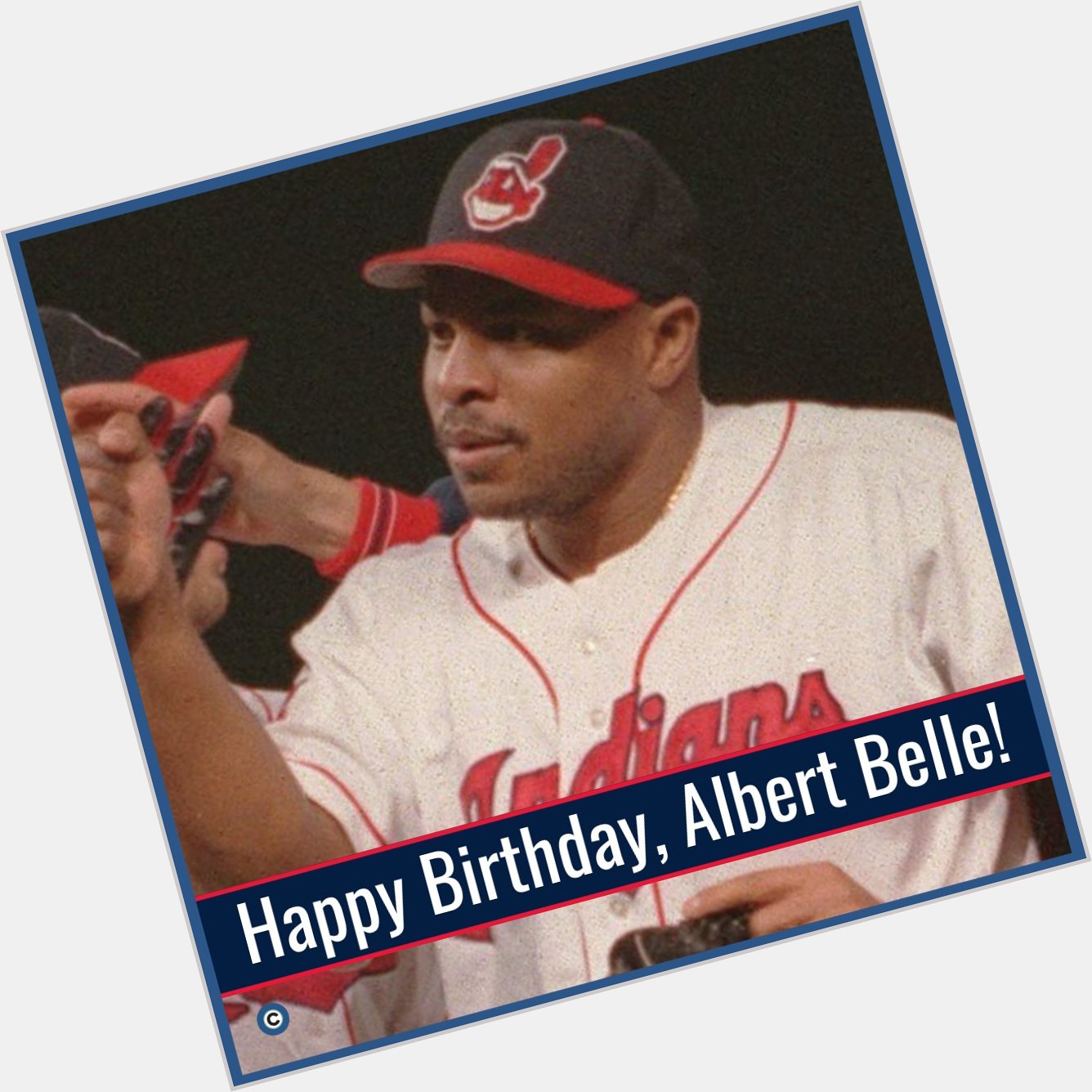 Wish former Indians outfielder Albert Belle a happy 56th birthday! Photo: The Plain Dealer 