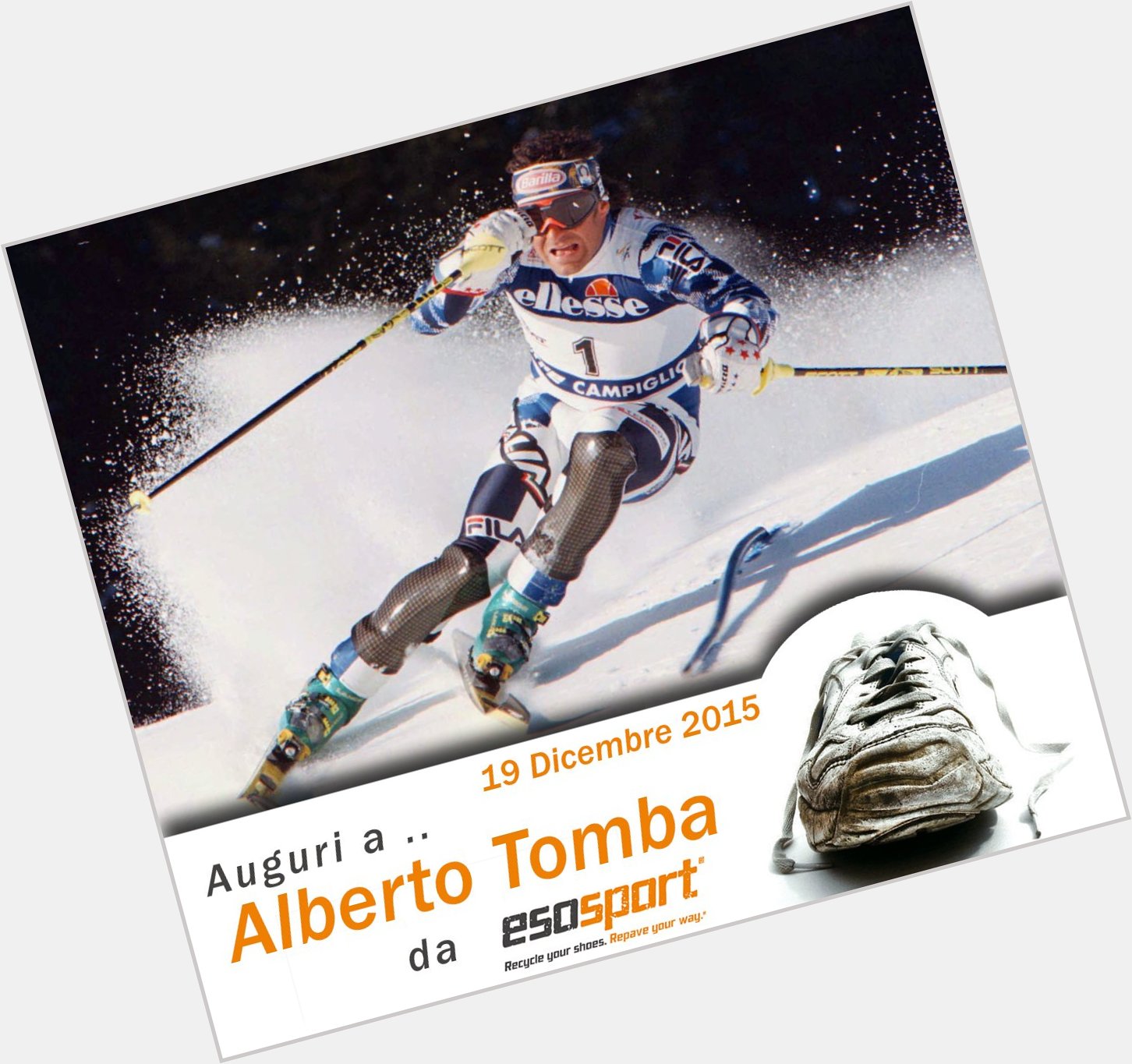 Auguri da ad AlbertoTomba per il suo compleanno! Happy birthday Alberto Tomba! 