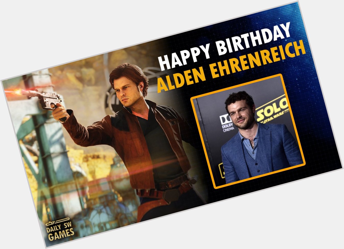 Happy birthday rebellious smuggler, Alden Ehrenreich! 