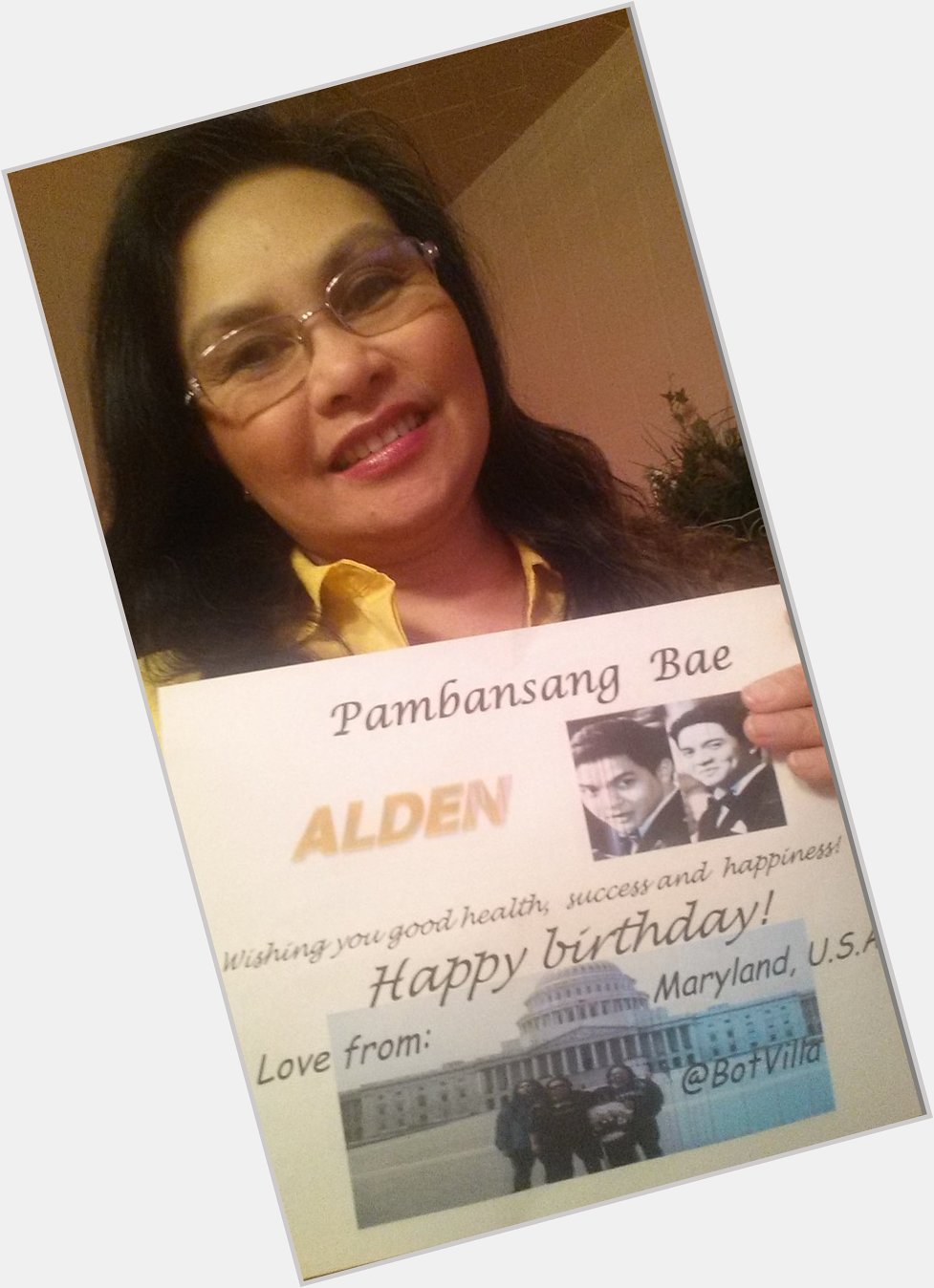 You will be my idol forever ALDEN RICHARDS! Happy Birthday!   