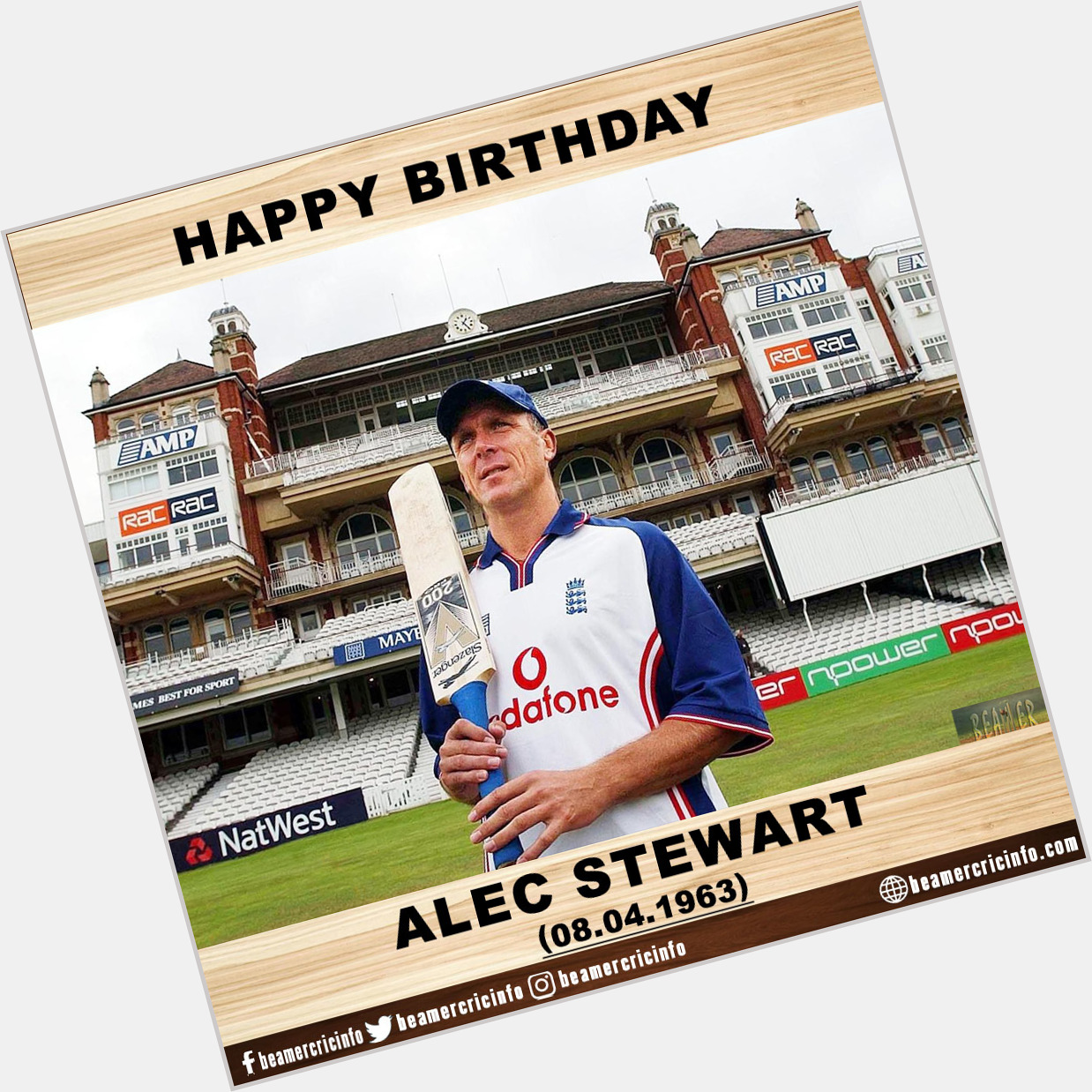 Happy Birthday!!!
Alec Stewart...      