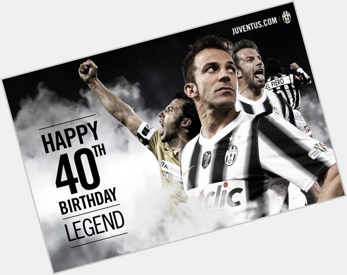 Happy 40th Birthday to Juventus legend Alessandro Del Piero!! 
