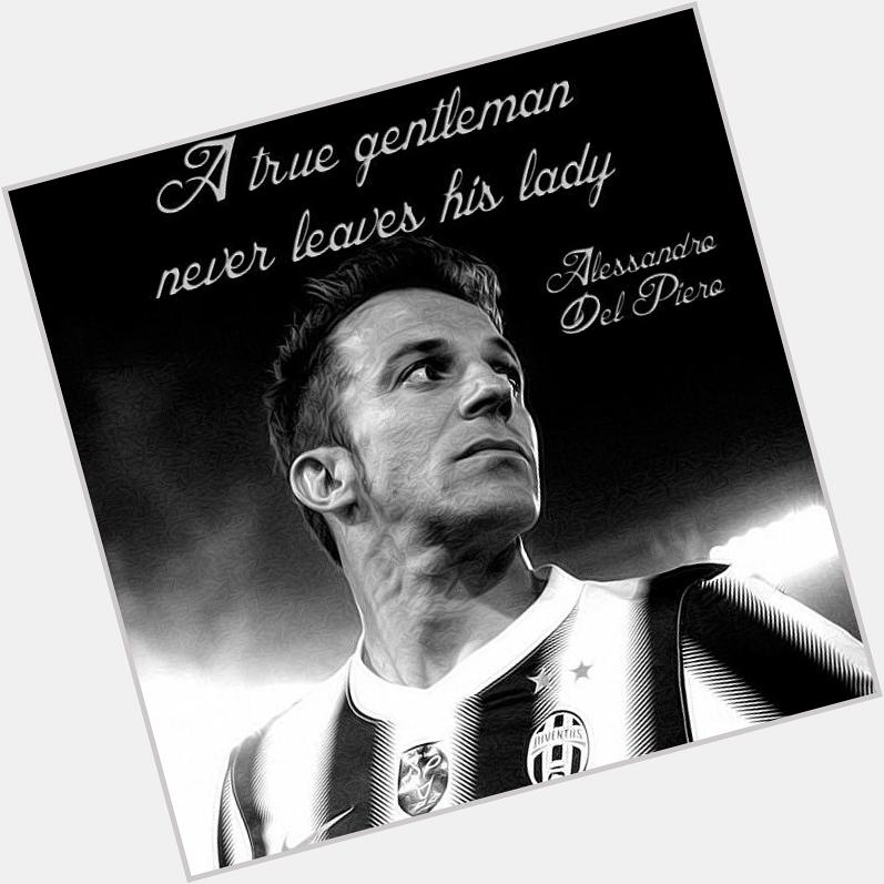 Happy 40th birthday to the greatest legend in Juventus history, Alessandro Del Piero.   