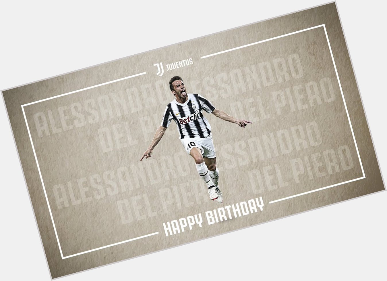 Happy birthday, Alessandro Del Piero!  