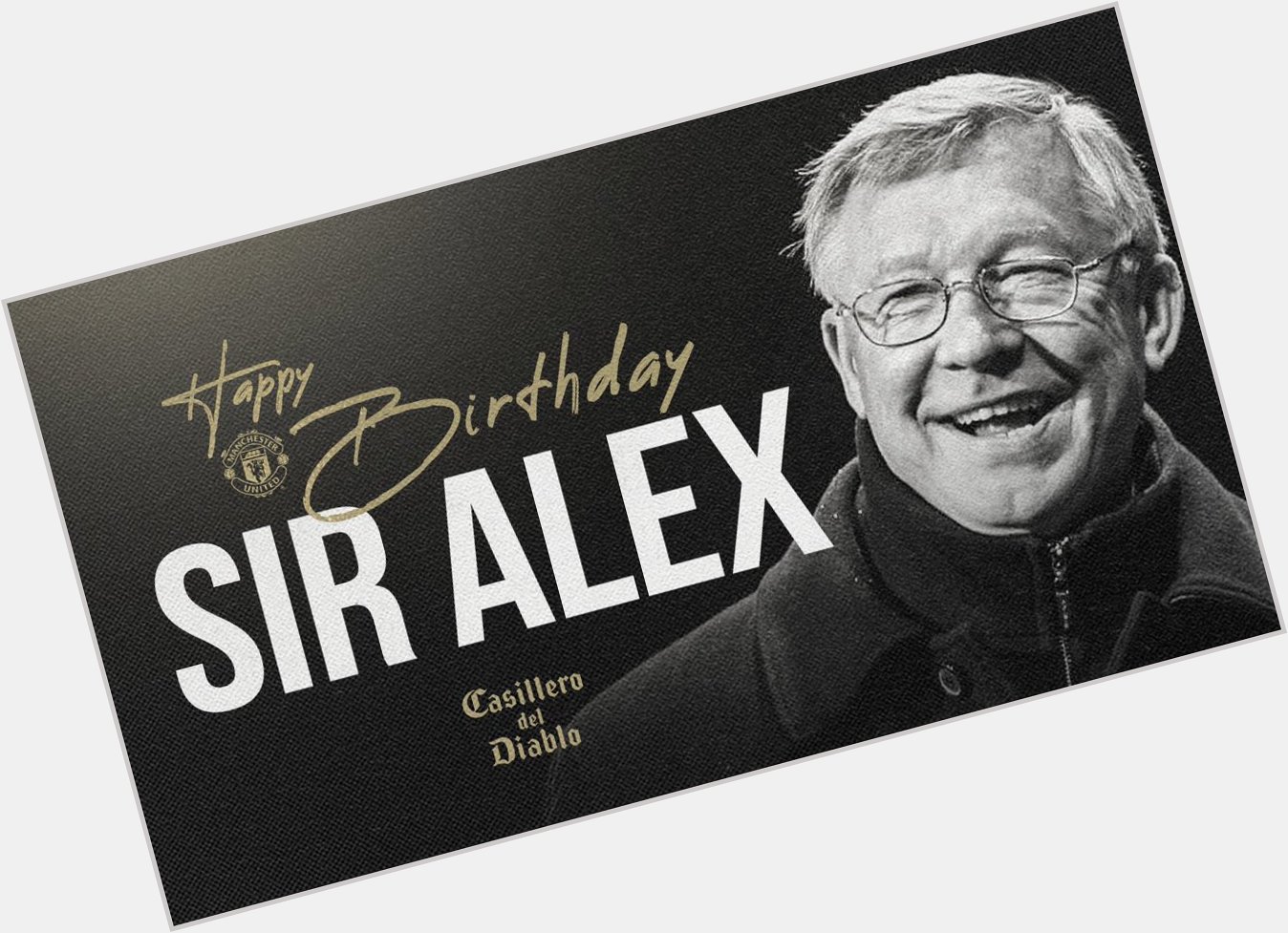 Happy birthday sir Alex best manager of all time. 