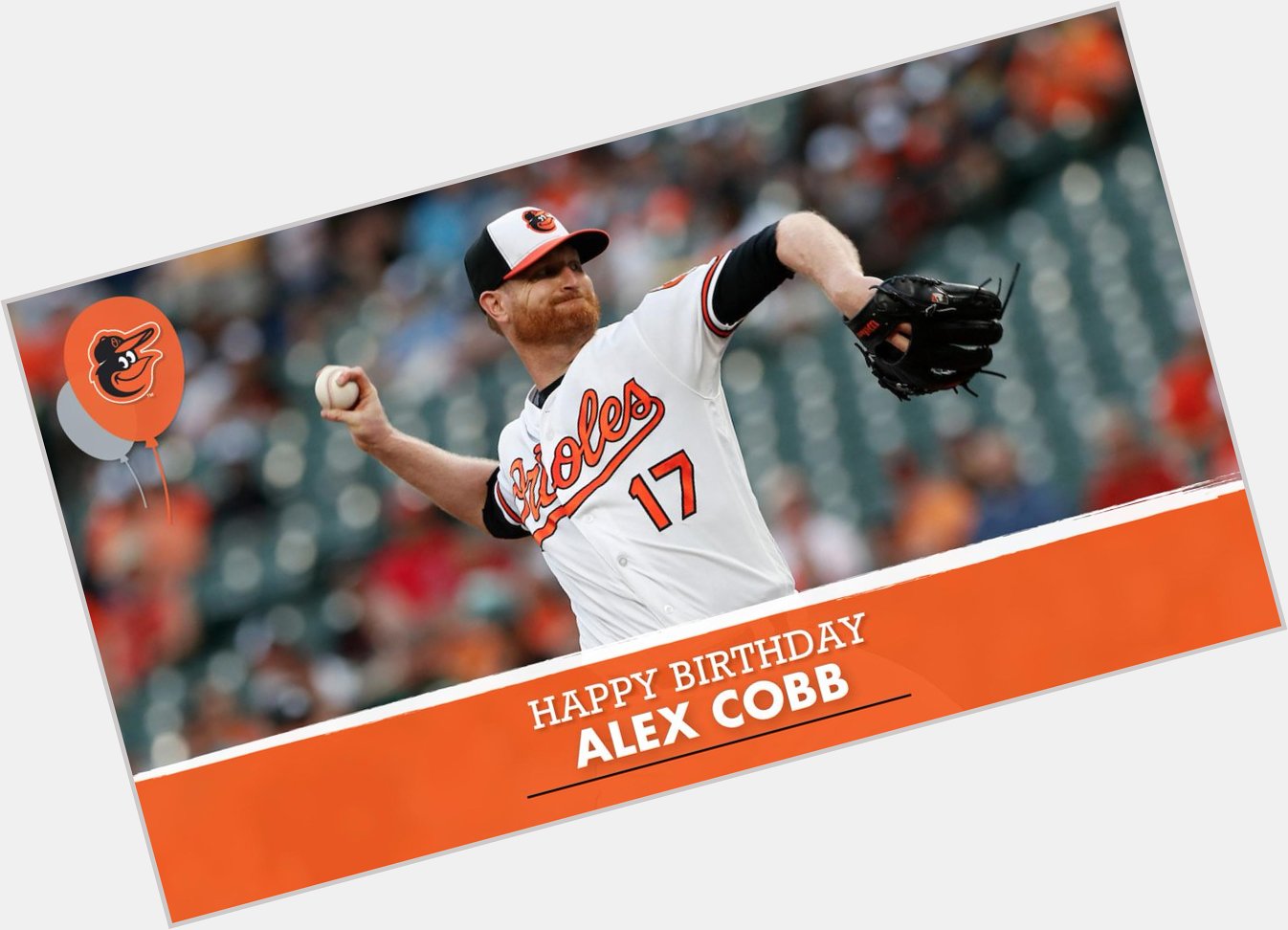 Happy 31st Birthday to Alex Cobb! Remessage to wish him a great day.  