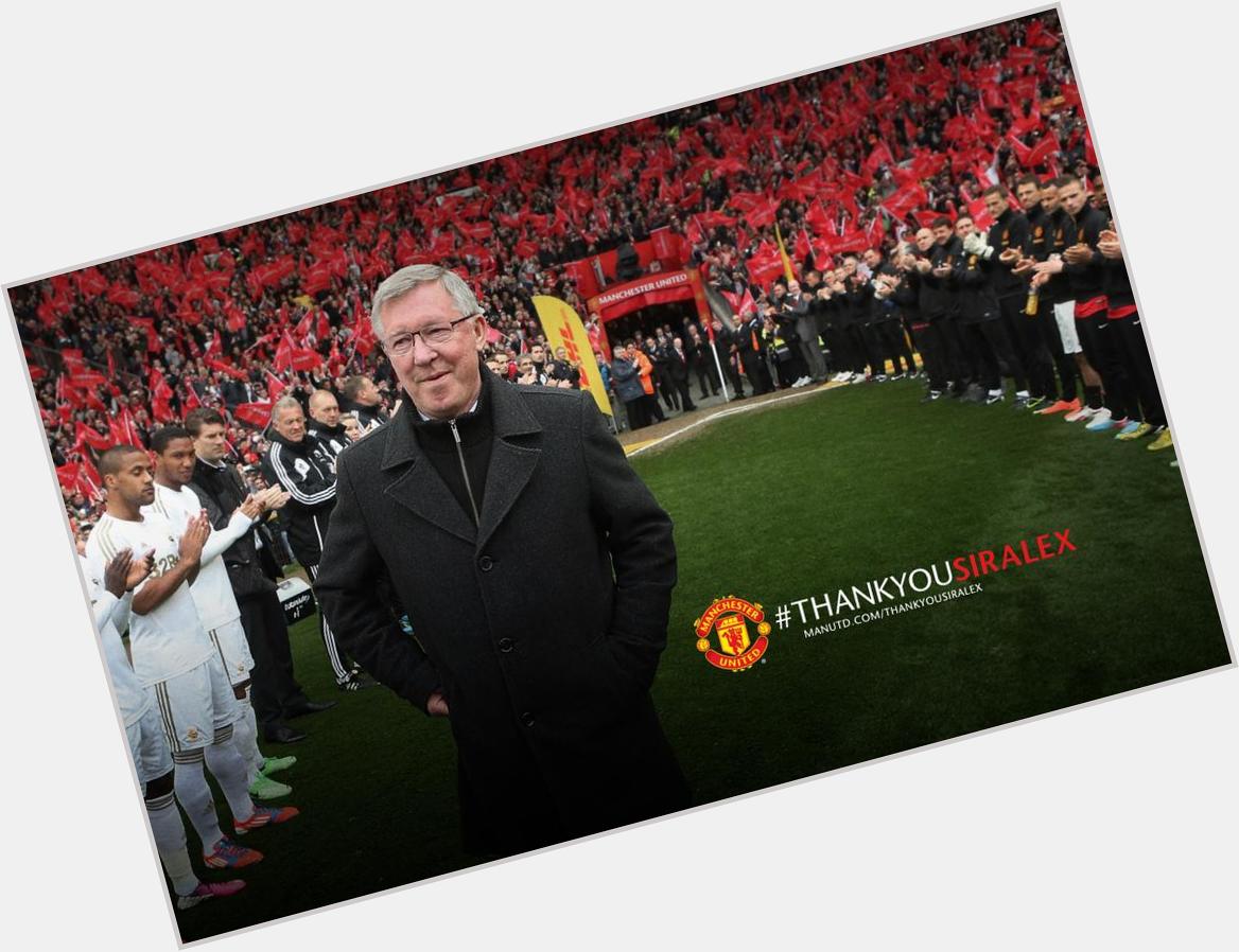 Happy birthday Sir Alex Ferguson. The legendary coach turns 73 today! 