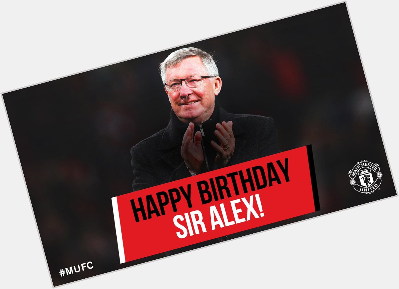 Join us in wishing legend Sir Alex Ferguson a very happy birthday! 