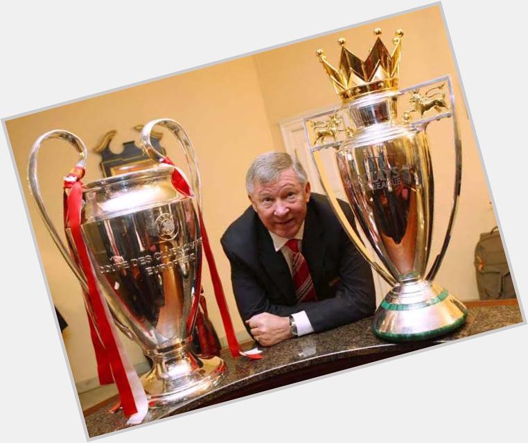 The greatest ever! Happy birthday, Sir Alex Ferguson!   