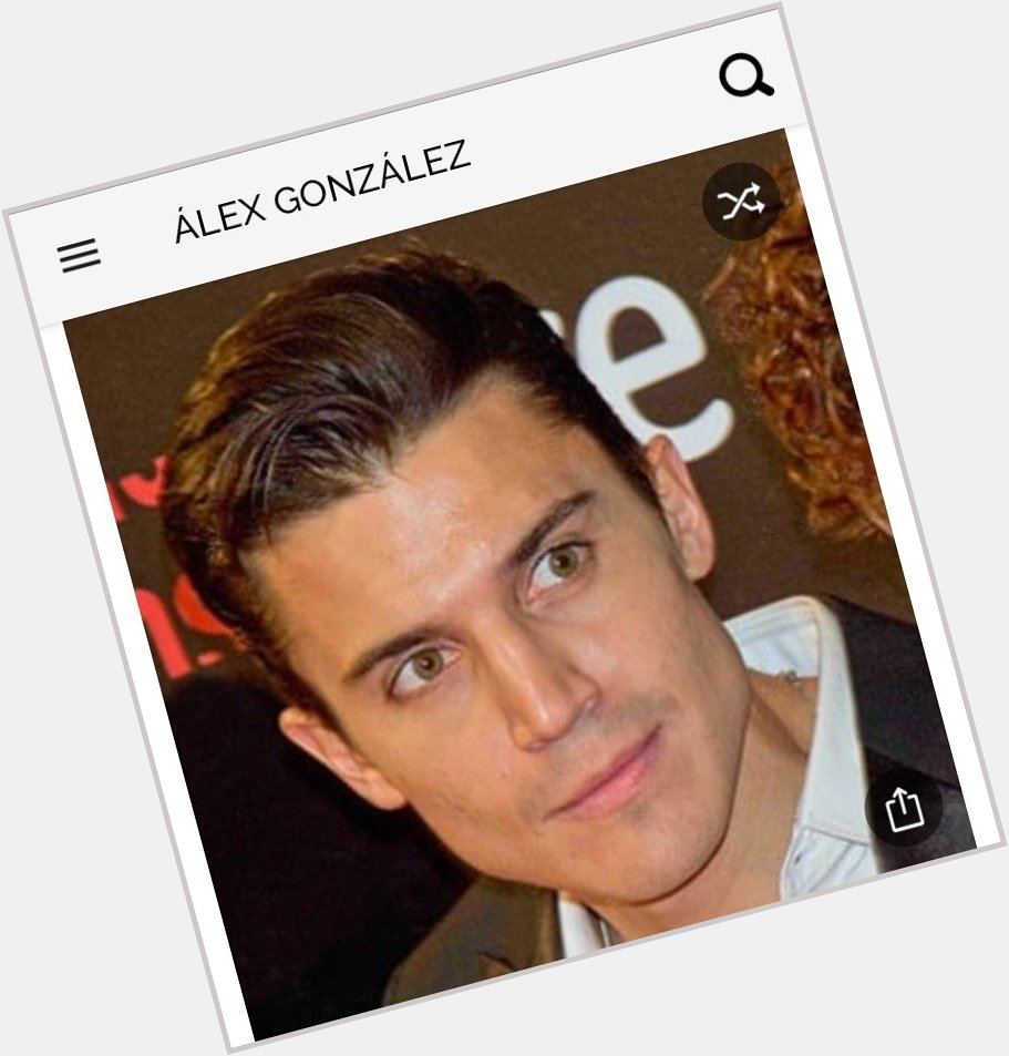Happy birthday to this great actor.  Happy birthday to Alex Gonzalez 