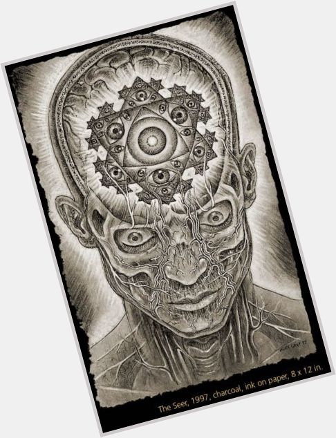 \"Art has a sacred function:to reveal the  total condition of our soul\" Happy Birthday  Alex Grey 