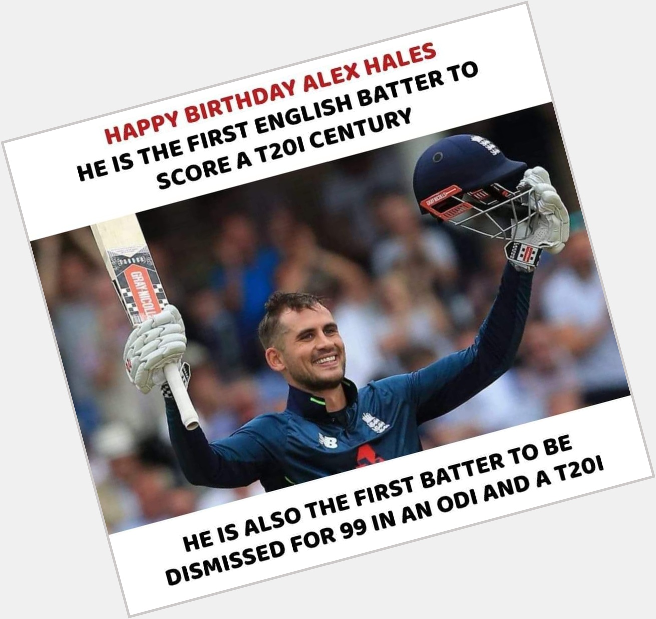 Happy Birthday Alex Hales!  